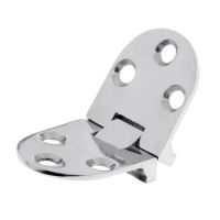 Durable Solid Mirror Polished Yacht Door Window Cabinet Hinge with 6 Holes
