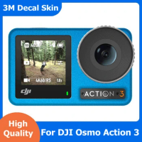 For DJI Osmo Action 3 Decal Skin Vinyl Wrap Film Video Camera Body Protective Sticker Protector Coat Action3