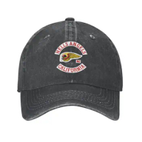California Motorcycle Club Race Baseball Caps for Men Women Distressed Denim Sun Cap Hells Angels All Seasons Travel Caps Hat