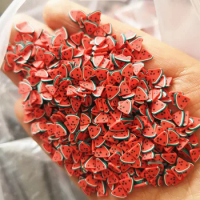 2000pcs 20g Artificial Fake Fruit slices Filler For DIY Nails Art Tips Slime Fruit For Kids Accessories Supplies Decoration