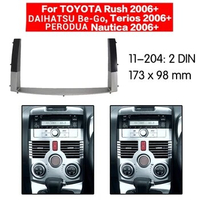 2 Din Car Control Radio Stereo Panel Dash Frame for Toyota Rush/Daihatsu Be-Go,Terios / Perodua Nautica 2011