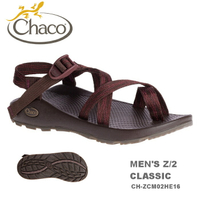 【速捷戶外】 美國 Chaco 專業戶外運動涼鞋男 Z/2-夾腳(斜織咖啡) CH-ZCM02HE16，戶外涼鞋，運動涼鞋