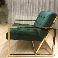 優樂悅~北歐客廳懶人沙發設計師個性創意單人休閑美式躺椅網紅布藝沙發椅