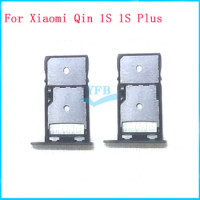 For Xiaomi Qin 1S 1S Plus / 2 Pro Sim Card Tray SD Memory Card Slot Holder Adapter Smartphone Repair Parts