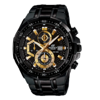 Casio Edifice jam tangan pria dengan format analog EFR-539BK-1AVUDF