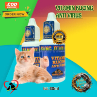 Vaksin Kucing Obat Anti Virus Meningkatkan Imun Daya Tahan Tubuh 30ml Wormectin 20ml Peningkat Imun 