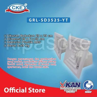 CKE Fan Official - Supply Air Diffuser (SAD) 23cm x 23 cm AC Grill Plafon