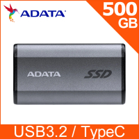 【ADATA 威剛】SE880 500GB 外接式固態硬碟SSD(鈦灰 / AELI-SE880-500GCGY)
