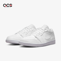 Nike 休閒鞋 Air Jordan 1 Low 男鞋 白 全白 一代 AJ1 553558-136