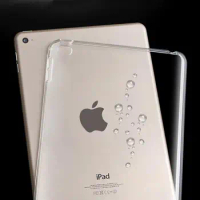 100pcs/lot For New iPad 9.7 2017 2018 Case TPU Silicon Transparent Slim Cover for iPad Air 2 Air 1 Pro 10.5 Mini 2 3 4