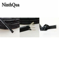1metre 26AWG 28AWG 30AWG Silicone Wire Ultra Flexiable Test Line 3P 4P 6P 0.08mm Tinned Copper Cable High Temperature