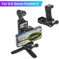 Sunnylife Front Phone Holder Clip For Osmo Pocket 3 Handheld Shooting Expansion Adapter For DJI Pocket 3 Camera Accessories