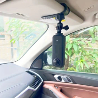 Insta360 GO3 Car Sunshade Holder 360 Degree Sports Camera Clip - 12 Accessories for GoPro Insta360 SJCAM Accessories