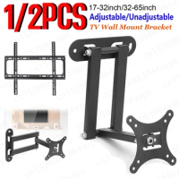 Universal Wall Mount Bracket Load Bearing 30KG/35KG for Monitor TV 17-32inch/32-65inch Angle Adjustable Holder Expansion Stand