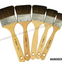 Escoda ARTESANA Series 2132 Artist Oil and Acrylic Paint Brush, Pony Mottler, Matt Varnished, Wood Handle. for Decorative Work