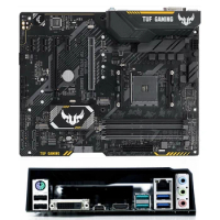 AMD X470 TUF X470-PLUS GAMING motherboard Used original Socket AM4 DDR4 64GB USB2.0 USB3.0 M.2 NVME SATA3 Desktop Mainboard