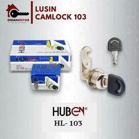 LUSINAN Kunci Laci Lemari Panel Camlock HL 103 Merk Huben 20 25 30MM LSN 103-20MM