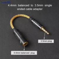 High Quality Headphone Transfer Wire 6 Core Earphone Adapter 4.4mm Female to 3.5mm Male for DMPZ1 ZX300A A-35 PHA2A