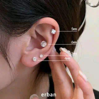 Anting Tusuk Permata,Anting diamond,Anting tusuk mata satu Anti karat