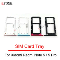 10PCS New For Xiaomi Redmi Note 3 Note 5 Note 5 Pro Note 6 Note 6 Pro SIM Card Tray Slot Holder Adapter Socket Repair Parts