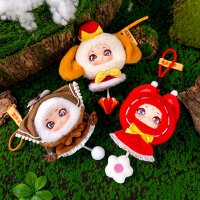 Fairy Tale Town Series Cute Vinyl Dolls, Plush Toys, Pendant Accessories, Trendy Toys, Backpack Deco