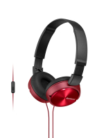【SONY】立體聲耳麥耳機 MDR-ZX310AP#紅色-紅色