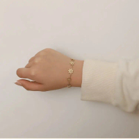 Gelang Tangan Daisy Bunga Titanium