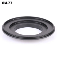 OM-77mm Macro Reverse lens Adapter Ring for Olympus DSLR OM Mount