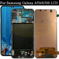 6.7' SUPER AMOLED LCD for SAMSUNG Galaxy A70 A705 lcd Display Touch Screen Digitizer Assembly A70 2019 A705F LCD For SAMSUNG A70