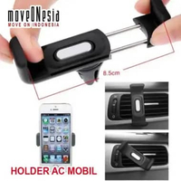 HOLDER HP MOBIL LOBANG AC UNIVERSAL – PENAHAN HANDPHONE MOBIL JEPIT VENTILASI AC, PAS UNTUK SEMUA JE
