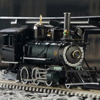 Metal Mg-Type Steam Locomotive Adult Assembled Model Toy 3D 3D Puzzle Model Train Model Ornaments