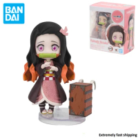 In Stock Bandai Figuarts Mini Demon Slayer Kamado Nezuko Action Figure Anime Model Toy Gift