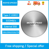 MOVESPEED SSD USB 3.1 USB-C 128GB 256GB 512GB 1TB External Solid State Disk External Hard Drive for Laptop Camera or Server