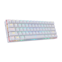 Redragon K530 Draconic 60% Compact RGB Wireless Mechanical Keyboard with Brown Switches and 16.8 Million RGB Lighting for PC