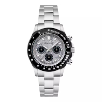 Duxot Jam Tangan Pria DUXOT Atlantica DX-2048-GG Lapidary Chronograph Panda Gray Dial Stainless Stee