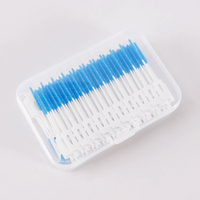 cleanpik แปรงขัดฟันยางนุ่ม I แปรงขัดฟันตรงจัดฟันแก้ไขข้อต่อฟันไม้จิ้มฟันแบบใช้แล้วทิ้ง 200 สนับสนุน