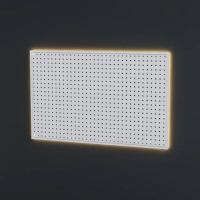 【撥撥的架子】55.8x88.8cm Led洞洞板 遊戲機收納架 洞洞板置物架 led燈框洞洞板 洞洞版(led洞洞板)
