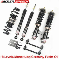 ADLERSPEED 18 Level Adjustable Coilovers Lowering Kit for Honda Civic SI 14-15