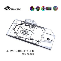 Bykski GPU Water Block for MSI RX 6800XT/6900XT Gaming X Trio / RX6950 GamingX Graphics Card Cooled/Radiator,A-MS6900TRIO-X