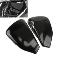 Motorcycle Left/Right Battery Cover Side Fairing Gas Tank Electrical Panel Guard For Harley Sportster 883 1200 XL 48 2014-2018