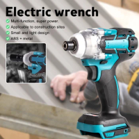 520N.m Brushless Electric Impact Wrench Cordless Impact Driver With LED Light Compatible With 18V Battery Power Tools