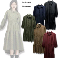 ZR MIDI DRESS POPLIN