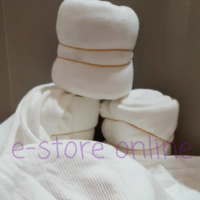 Kain Majun Putih Double/Hings/Kaos Singlet