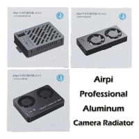 4K Ultra Quiet Professional Aluminum Alloy AI Camera Cooler Fan Radiator, r50 ZVE1 A7M4 ZVE10 A7M3 ZV1 A6400 A6700 A7C FX30