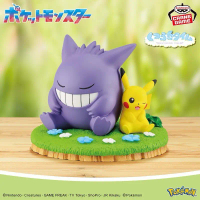 ร้าน🇹🇭 พร้อมส่ง✨ โมเดล Pokemon Relaxation Time ～Pikachu & Gengar～ Figure by Banpresto