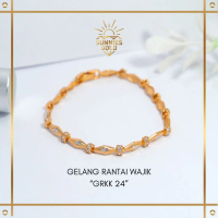 GELANG RANTAI WAJIK EMAS ASLI KADAR 6K/300 & 8K/375 GELANG RANTAI WANITA FASHION - GRKK 24