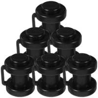 6 Pcs Trampoline Protective Cover Small Supplies Parts Top Tube Protector Wear-resistant Plastic Supply Child Caps