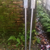 Dodos Panjang Tebal Linggis Penggali Tanah Baja Asli Kuat Kokoh Tajam untuk Pekerjaan Taman dan Pert