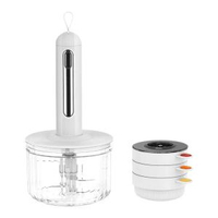 多功能嬰兒輔食機小型家用絞肉機電動無線蒜泥搗蒜器料理棒攪拌機