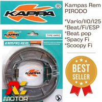 Kampas Rem Belakang Pirodo untuk Beat Vario Grand Supra Mio Rx King Jupiter MX GL Pro Thunder Spin F